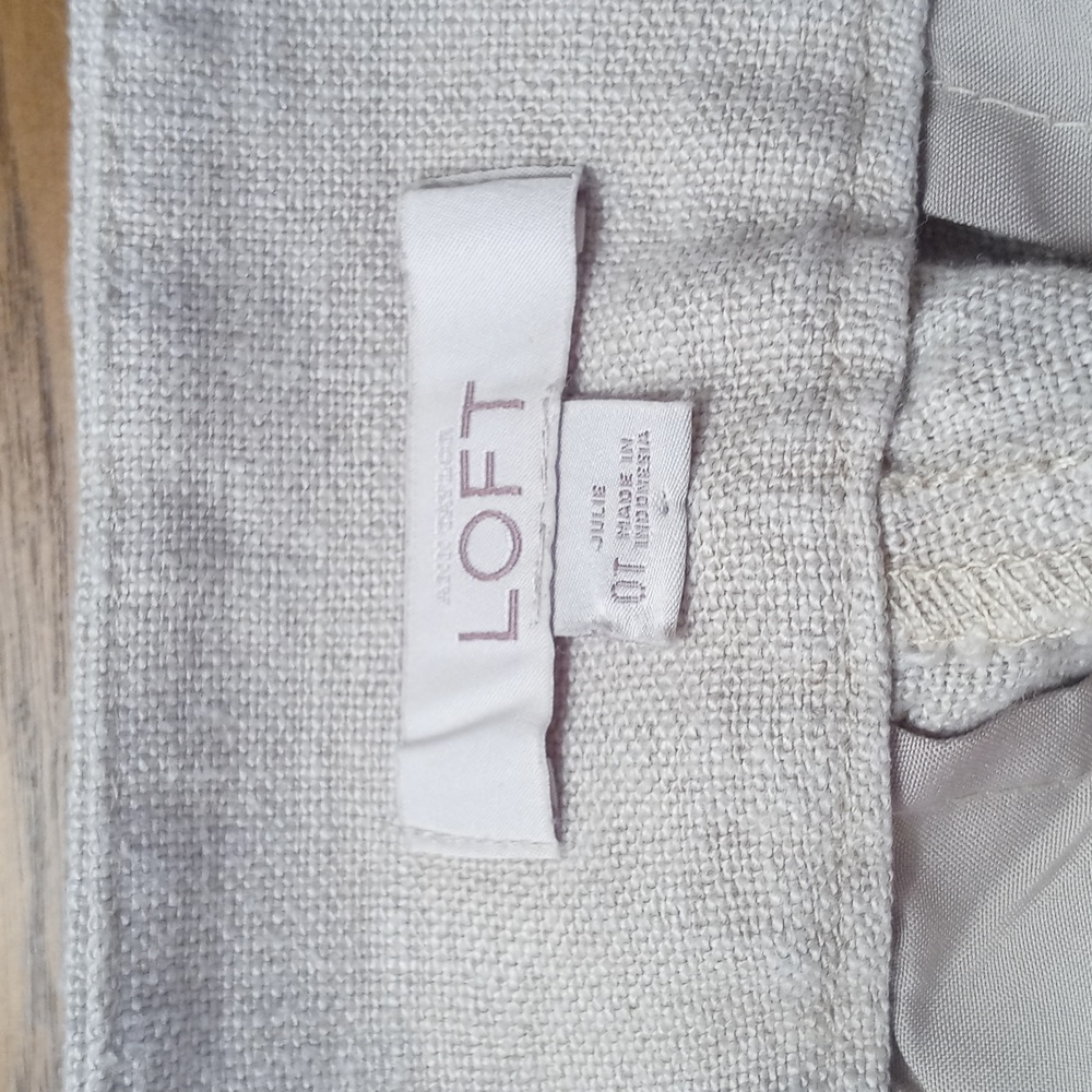 *Relisted* Ann Taylor LOFT Julie Fit Linen Pants - Picture 10 of 13